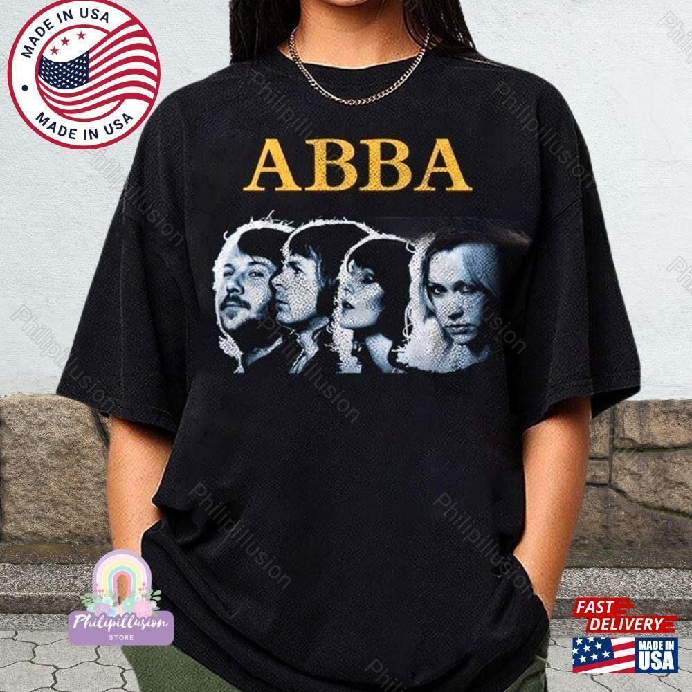 Abba Band Ab Ba 1979 Retro Disco Music T-Shirt